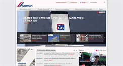 Desktop Screenshot of cemex.fr